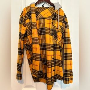 Divided by H&M Yellow Flannel Jacket
